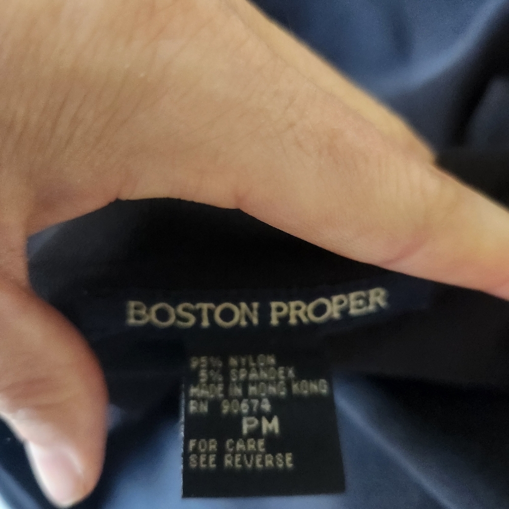 Boston Proper Square Neck Sheath Dress Pm - image 7